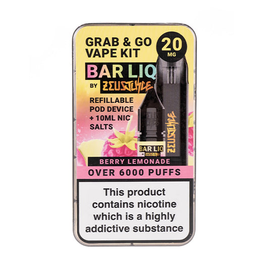 Zeus Juice Grab & Go Pod Kit - Berry Lemonade