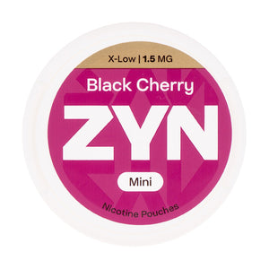 Black Cherry Mini X-Low Nicotine Pouches by Zyn