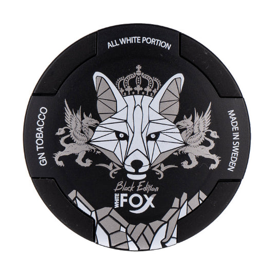 Black Nicotine Pouches by White Fox