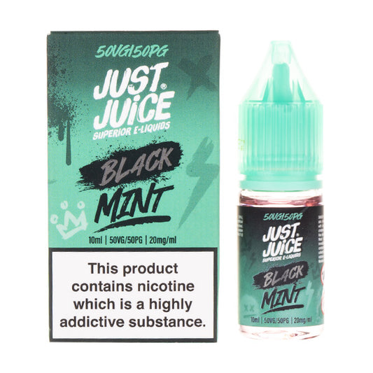 Black Mint Nic Salt E-Liquid by Just Juice