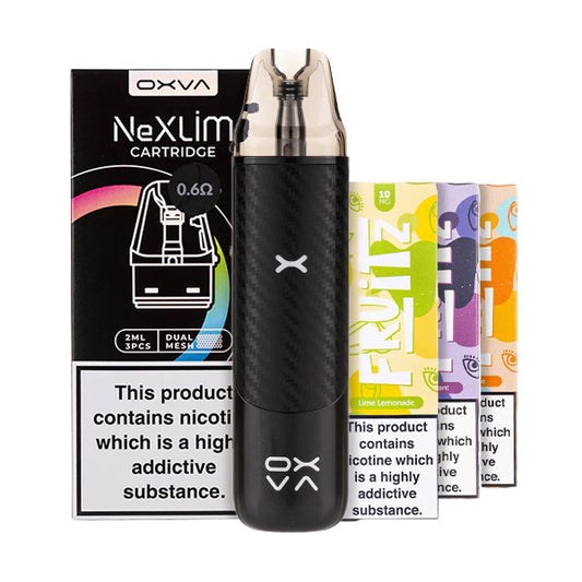 OXVA NeXlim Go Pod Kit Bundle | Save 20% + Pods & Nic Salts OXVA NeXlim Go Pod Kit Bundle | Save 20% + Pods & Nic Salts