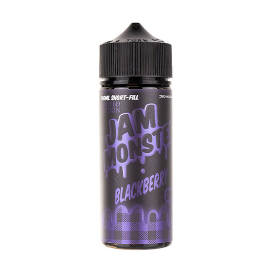 Blackberry 100ml Shortfill E-Liquid by Jam Monster