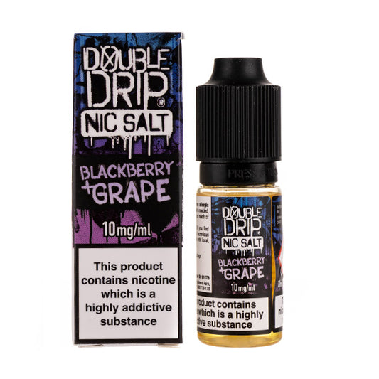 Blackberry & Grape Nic Salt E-Liquid by Double Drip