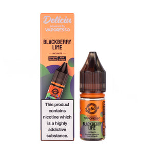 Blackberry Lime Nic Salt E-Liquid by Deliciu V2