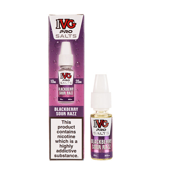 I VG Blackberry Sour Razz Nic Salt E-Liquid by IVG Pro Salts — image 1 of 1