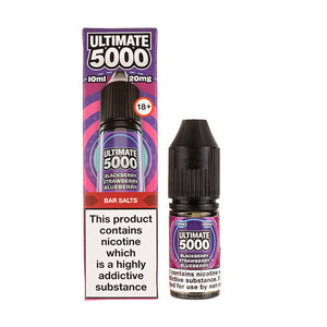 Blackberry Strawberry Blueberry Nic Salt E-Liquid by Ultimate 5000 Bar Salt