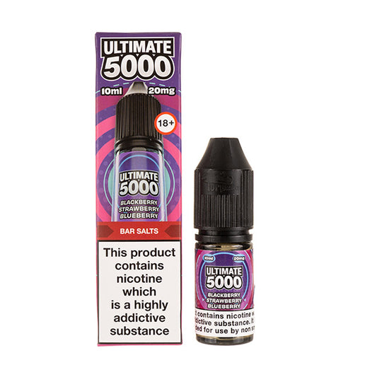 Blackberry Strawberry Blueberry Nic Salt E-Liquid by Ultimate 5000 Bar Salt