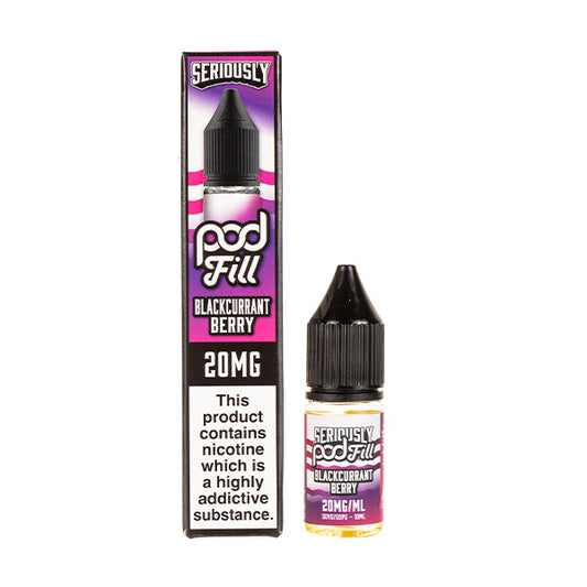 Blackcurrant Berry Nic Salt E-Liquid by Seriously Pod Fill
