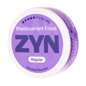 Blackcurrant Frost Regular 13.5mg Nicotine Pouches by Zyn