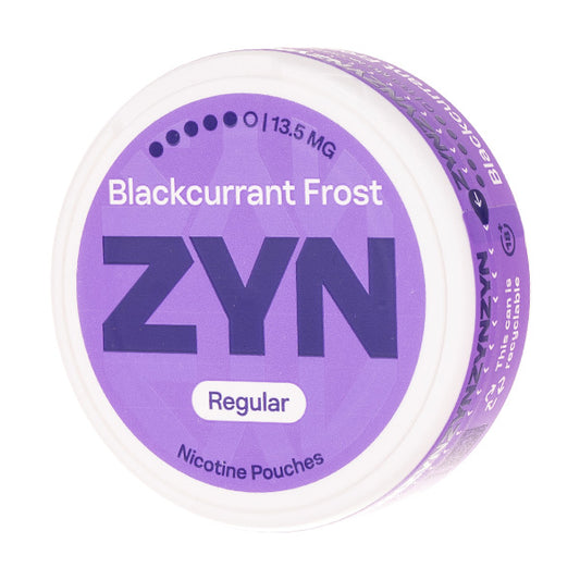 Blackcurrant Frost Regular 13.5mg Nicotine Pouches by Zyn