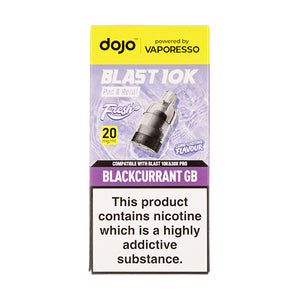 Blackcurrant GB Dojo Blast 10K Prefilled Pod + Refill by Vaporesso