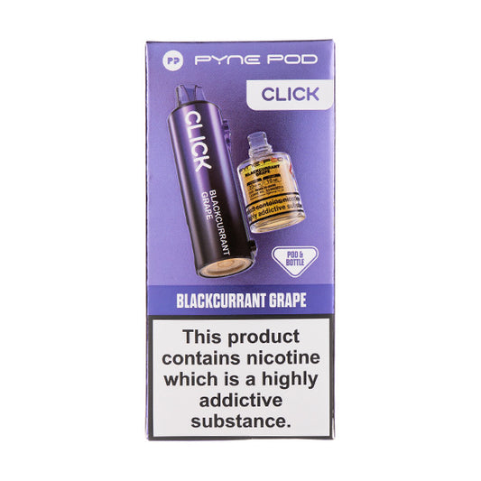 Pynce Pod Pyne Pod Click Pod & Bottle in Blackcurrant Grape | Vape Superstore
