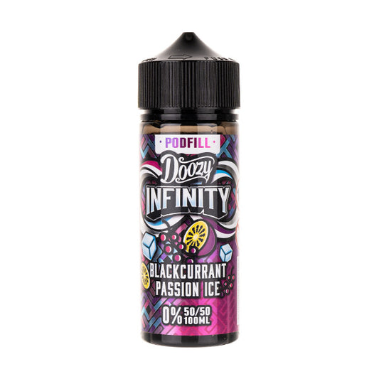 Blackcurrant Passion Ice 100ml (50/50) Shortfill E-Liquid by Doozy Infinity