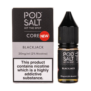 Pod Salt Core Black Jack Nic Salt E-Liquid | Vape Superstore Pod Salt Core Black Jack Nic Salt E-Liquid | Vape Superstore