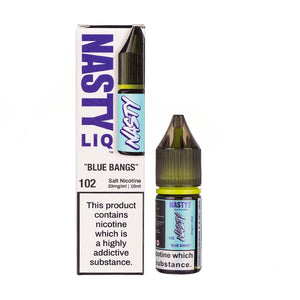 Blue Bangs Nic Salt E-Liquid by Nasty Liq