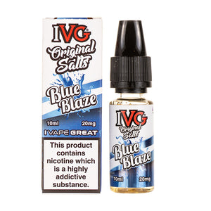Blue Blaze Nic Salt E-Liquid by IVG Original Salts