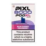 Blue Cherry Cranberry Pixl 8000 Prefilled Pod + Refill by Pixl