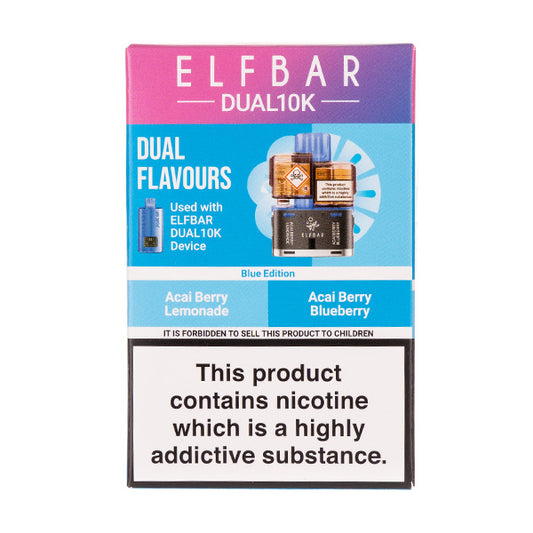 Blue Edition Dual 10k Refill Pack by Elf Bar