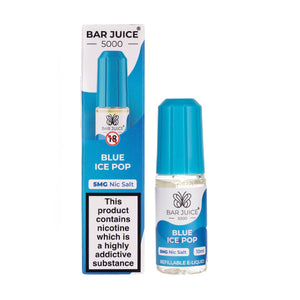 Blue Ice Pop Nic Salt E-Liquid by Bar Juice 5000