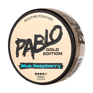 Blue Raspberry Gold Edition Nicotine Pouches by Pablo