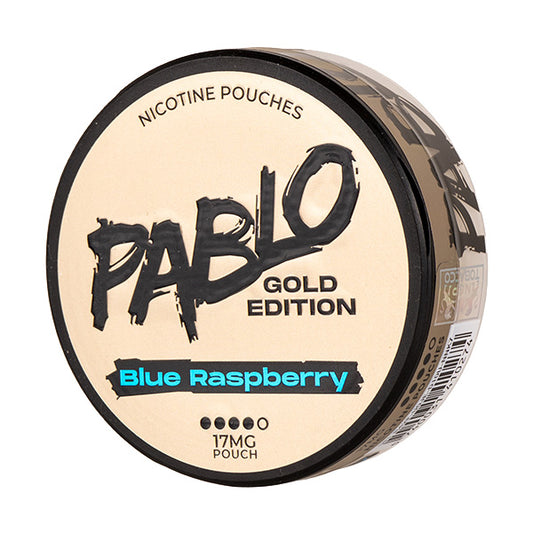 Blue Raspberry Gold Edition Nicotine Pouches by Pablo - 17mg