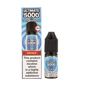 Blue Raspberry Nic Salt E-Liquid by Ultimate 5000 Bar Salt