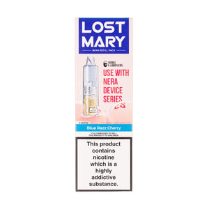 Blue Razz Cherry Nera 15k Prefilled Pod + Refill by Lost Mary