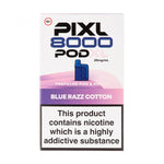 Blue Razz Cotton Pixl 8000 Prefilled Pod + Refill by Pixl