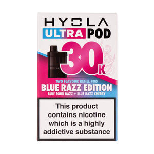 Blue Razz Edition Ultra 30k Refill Pack by Hyola