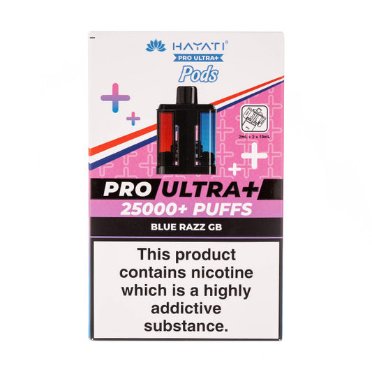 Blue Razz GB Pro Ultra 25k Prefilled Pod + Refill by Hayati