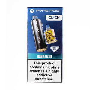 Blue Razz GB Pyne Pod Click 10000 Pod & Bottle