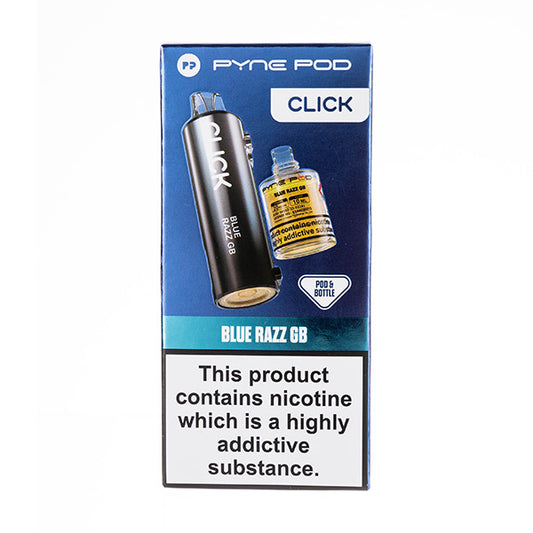 Blue Razz GB Pyne Pod Click 10000 Pod & Bottle