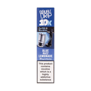Blue Razz Lemonade 10k Prefilled Pod + Refill by Double Drip