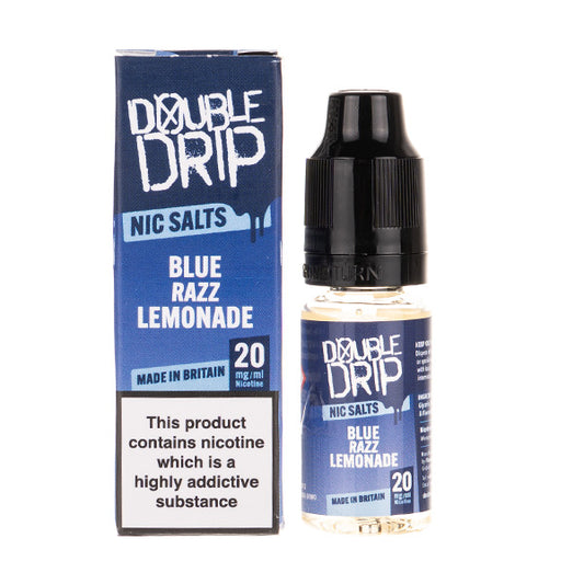Blue Razz Lemonade Nic Salt E-liquid by Double Drip