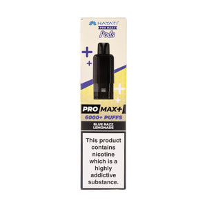 Blue Razz Lemonade Pro Max Prefilled Pod + Refill by Hayati