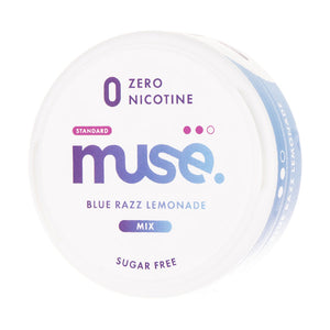 Blue Razz Lemonade Zero Nicotine Pouches by Muse