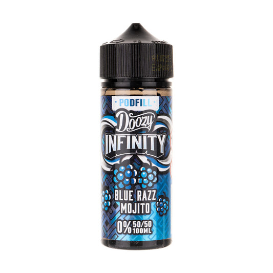 Blue Razz Mojito 100ml (50/50) Shortfill E-Liquid by Doozy Infinity