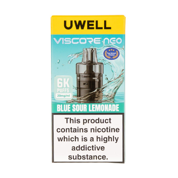 Uwell Blue Sour Lemonade Viscore Neo 6K Prefilled Pod + Refill by Uwell — image 1 of 1