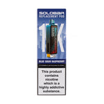 Blue Sour Raspberry Boost 15K Prefilled Pod + Refill by Solobar