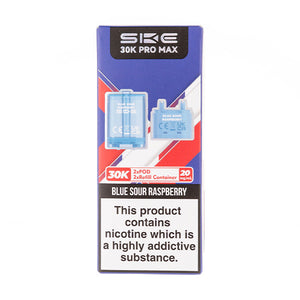 Blue Sour Raspberry Pro Max 30K Prefilled Pod + Refill by SKE