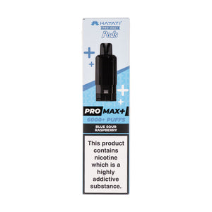 Blue Sour Raspberry Pro Max Prefilled Pod + Refill by Hayati