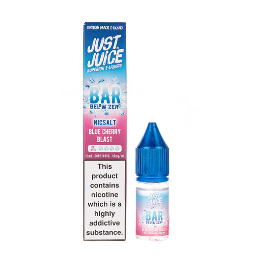 Blue Cherry Blast Bar Below Zero Nic Salt E-Liquid by Just Juice - 10mg