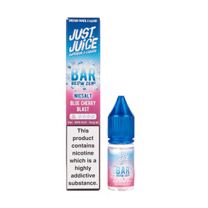Blue Cherry Blast Bar Below Zero Nic Salt E-Liquid by Just Juice - 20mg