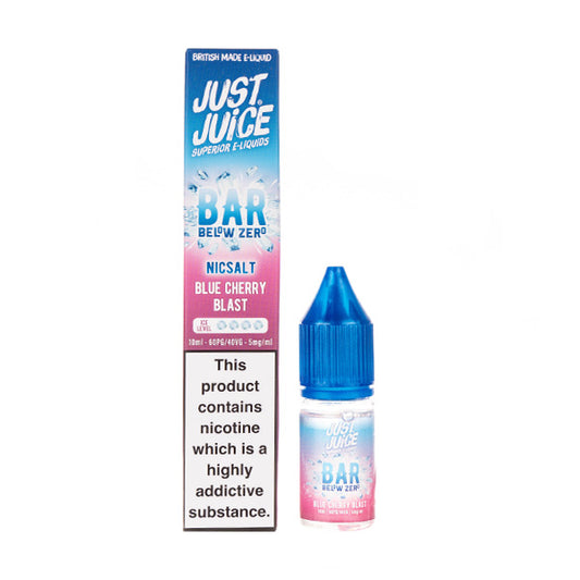 Blue Cherry Blast Bar Below Zero Nic Salt E-Liquid by Just Juice - 5mg