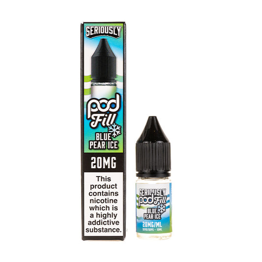 Blue Pear Ice Nic Salt E-Liquid by Seriously Pod Fill 
