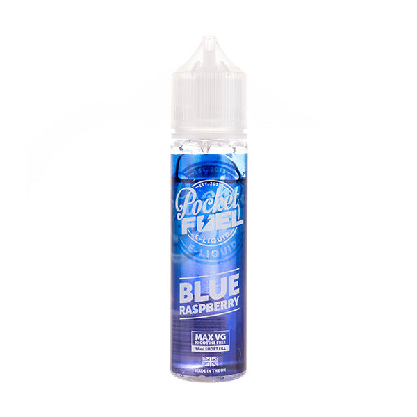 Pocket Fuel 50ml Shortfill in Blue Raspberry | Vape Superstore