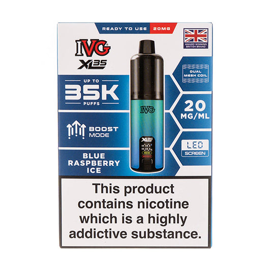 IVG XL35 Prefilled Pod Kit - Blue Raspberry Ice