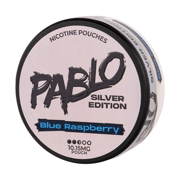 Pablo Silver Edition Nic Pouches in Blue Raspberry | Vape Superstore