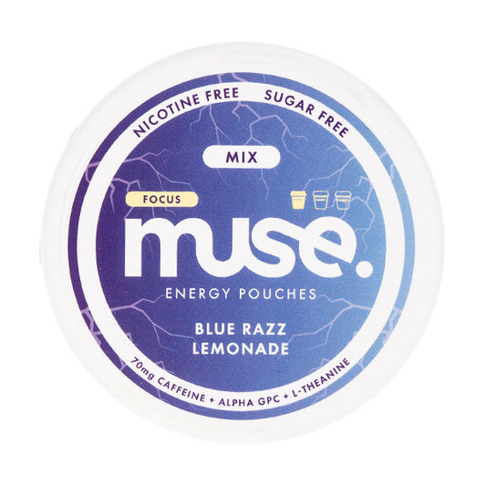 Muse Energy Pouches in Blue Razz Lemonade | Caffeine Pouches - Vape Superstore Muse Energy Pouches in Blue Razz Lemonade | Caffeine Pouches - Vape Superstore