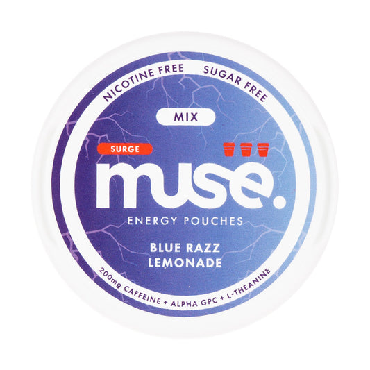 Blue Razz Lemonade Energy Pouches by Muse